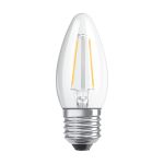 Ledvance Classic LED E27 Candle Filament Clear 4.8W 470lm - 827 Extra Warm White | Dimmable - Replaces 40W