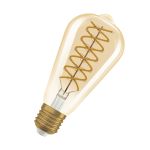 Osram Vintage 1906 LED E27 Edison Filament Gold 8.8W 806lm - 824 Extra Warm White | Dimmable - Replaces 60W