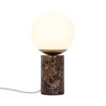 Nordlux Lilly Table Lamp Glass Brown | Suitable for 1x E14