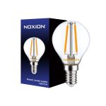 Noxion Lucent Lustre LED E14 Ball Filament Clear 2.5W 250lm – Dimmable - Replaces 25W