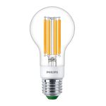 Philips MASTER LED Bulb Ultra Efficient E27 Pear Clear 4W 840lm - 827 Extra Warm White | Dimmable - Replaces 60W