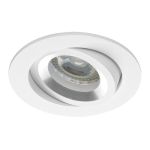 Noxion Recessed Spot Drome MR16 Tiltable White | Cutout 69mm - GU10 Socket