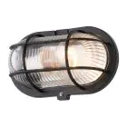 D'Lite Wall Light Ecco Black Oval | IP44 - Suitable for 1x E27